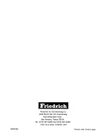 Preview for 30 page of Friedrich MR18C3E Service Manual