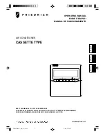 Friedrich P/N9368987060-01 Operating Manual предпросмотр