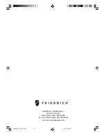 Preview for 18 page of Friedrich P/N9368987060-01 Operating Manual