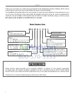 Предварительный просмотр 4 страницы Friedrich PDH07K3SB1 Installation & Operation Manual