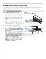 Предварительный просмотр 8 страницы Friedrich PDH07K3SB1 Installation & Operation Manual