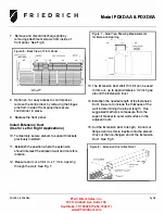 Предварительный просмотр 3 страницы Friedrich PDXDAA Installation Instructions