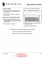 Предварительный просмотр 5 страницы Friedrich PDXDAA Installation Instructions