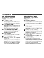 Preview for 2 page of Friedrich QUIETMASTER Programmable SM18L30A Quick Reference Manual