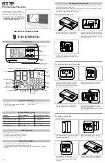 Friedrich RT7P Installation And Operation Manual preview