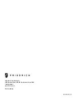 Preview for 36 page of Friedrich SS14N10A Installation And Operation Manual