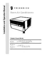 Friedrich Twintemp EM18 Installation And Operation Manual предпросмотр