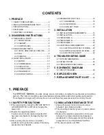 Предварительный просмотр 2 страницы Friedrich UE08A13A Service And Parts Manual