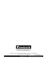 Предварительный просмотр 35 страницы Friedrich UE08A13A Service And Parts Manual