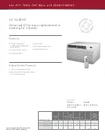 Preview for 3 page of Friedrich Uni-Fit US08C10 Specifications