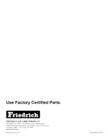 Предварительный просмотр 20 страницы Friedrich Vert-I-Pack B Series Installation & Operation Manual