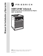 Предварительный просмотр 21 страницы Friedrich VERT-I-PAK 920-075-13 (1-11) Installation And Operation Manual