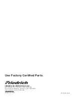 Preview for 20 page of Friedrich VERT-I-PAK B-SERIES Installation & Operation Manual