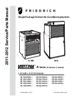 Предварительный просмотр 1 страницы Friedrich VERT-I-PAK R410A Service & Parts Manual