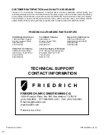 Предварительный просмотр 60 страницы Friedrich VERT-I-PAK R410A Service & Parts Manual