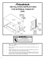 Preview for 52 page of Friedrich WallMaster 2008 Service Manual