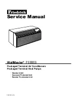 Предварительный просмотр 1 страницы Friedrich WallMaster PE07K Service Manual