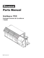 Friedrich WallMaster THC07K25STC Parts Manual предпросмотр