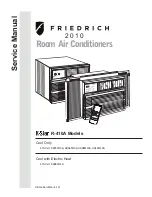 Friedrich XStar EQ08M11-A Service Manual предпросмотр