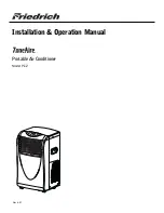 Предварительный просмотр 1 страницы Friedrich ZoneAir P-12 Installation & Operation Manual