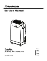 Preview for 1 page of Friedrich ZoneAir P012A Service Manual