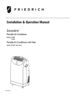 Friedrich ZoneAir PH14B Installation & Operation Manual предпросмотр