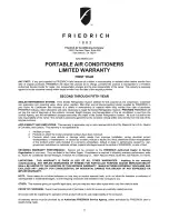 Preview for 11 page of Friedrich ZoneAir PH14B Installation & Operation Manual