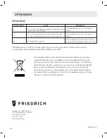 Preview for 32 page of Friedrich ZoneAire Compact P08SA Owner'S Manual