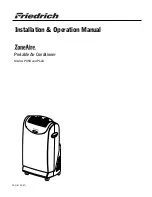 Friedrich ZoneAire P09A Installation And Operation Manual предпросмотр