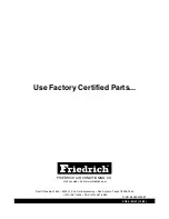 Preview for 25 page of Friedrich ZStar ZQ05A10B Service And Parts Manual