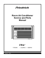 Friedrich ZStar ZQ05B10 Service And Parts Manual предпросмотр