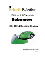 Предварительный просмотр 1 страницы Friendly Robotics Robomow RL1000 Operating & Safety Manual