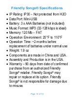 Preview for 14 page of Friendly Songs Sound Module User Manual