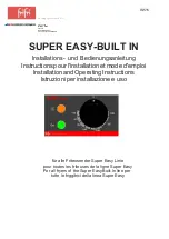 Preview for 1 page of FriFri EASY 411 Installation And Operating Instructions Manual