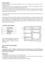 Preview for 16 page of Frigelux TT90VCM Instruction Manual