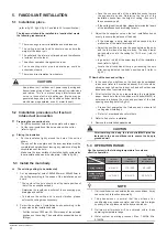 Предварительный просмотр 6 страницы Frigicoll KFC-CI-2T-300D1 Installation & Owner'S Manual