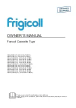 Frigicoll KFC-CIS-2T-1200D1 Owner'S Manual предпросмотр