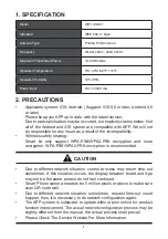 Preview for 3 page of Frigicoll WIFI USB 01 Owner'S Manual