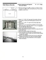 Предварительный просмотр 10 страницы Frigidaire 000 BTU Through-the-Wall Room Air Conditioner Installation Instructions Manual