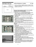Предварительный просмотр 11 страницы Frigidaire 000 BTU Through-the-Wall Room Air Conditioner Installation Instructions Manual