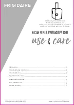 Frigidaire 058465820312 Use & Care Manual preview