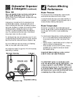 Предварительный просмотр 11 страницы Frigidaire 1000 Series Use & Care Manual