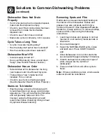 Предварительный просмотр 15 страницы Frigidaire 1000 Series Use & Care Manual