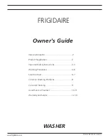 Frigidaire 131843000C Owner'S Manual preview