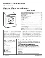 Frigidaire 134566200 Use And Care Manual preview