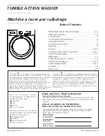 Frigidaire 134609000A Use And Care Manual preview