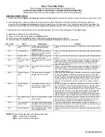 Frigidaire 137033000B 0810 Technical Data Sheet preview