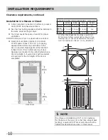 Preview for 10 page of Frigidaire 137112300B Installation Instructions Manual