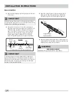 Preview for 14 page of Frigidaire 137112300B Installation Instructions Manual