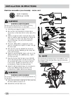 Preview for 16 page of Frigidaire 137112300B Installation Instructions Manual